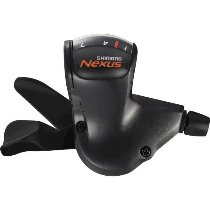 shimano rapidfire plus shifter nexus 7 bij fietsonline.com | zwart