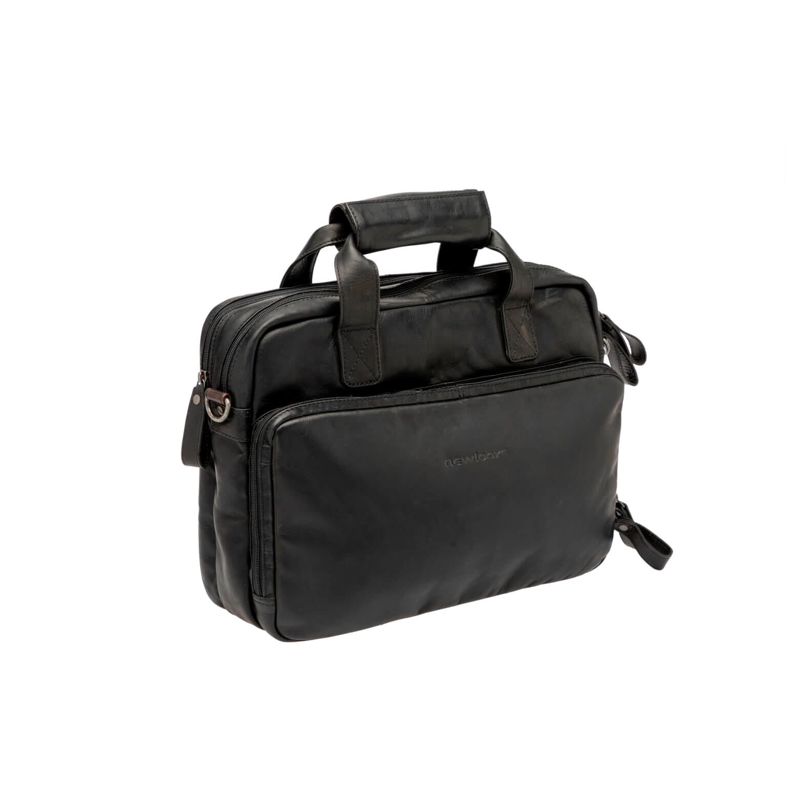 Laptop-Tasche New Looxs Cali Leder, schwarz kaufen